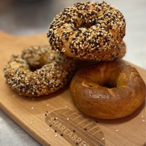 Sourdough Bagels