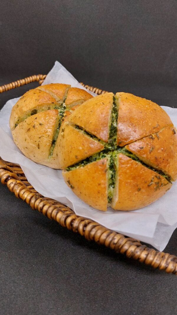 Triple Cheese Spinach Bun - Image 2